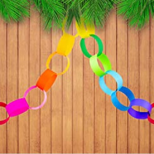 Mighty Bright Paper Chain Strips 1X8 180/Pkg-Assorted Colors