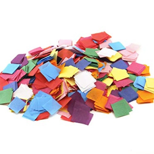 Hygloss Products 88524 Mosaic Bleeding Tissue Paper Squares 1 inch...