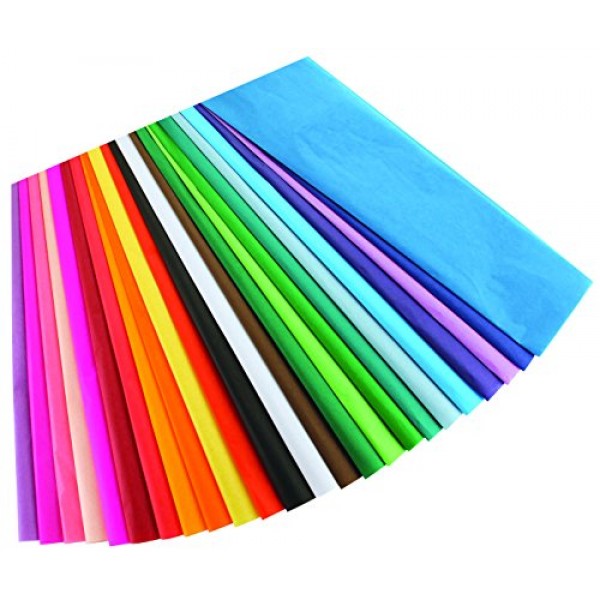 Hygloss Products Bleeding Tissue Assortment- Multi-Color Assortmen...