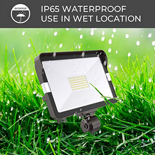 HYPERLITE 2 Pack 70W LED Flood Light Outdoor with Knuckle Mount 50...