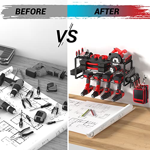 HYSEYY Power Tool Organizer with Tool Bag Organizer Heavy Duty Gar...
