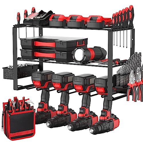 HYSEYY Power Tool Organizer with Tool Bag Organizer Heavy Duty Gar...