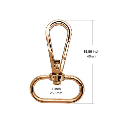 Push Gate Snap Hook Gold Lobster Swivel Clasp Swivel Push Gate Lob...