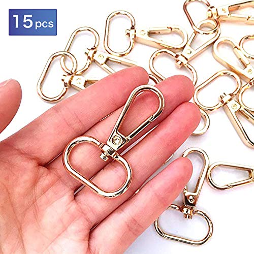 Push Gate Snap Hook Gold Lobster Swivel Clasp Swivel Push Gate Lob...