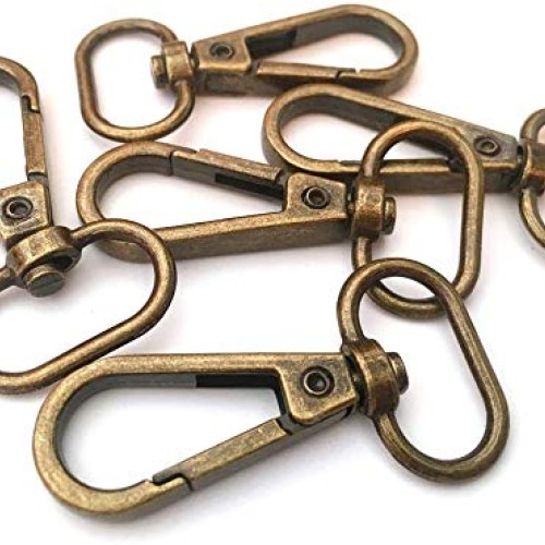 Push Gate Snap Hook Swivel Push Gate Lobster Clasps Hooks Push gat...