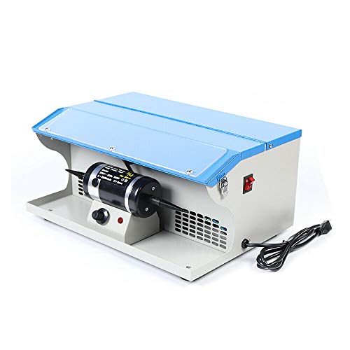 Bench Jewelry Polisher 110V 200W Jewelry Rock Polisher Buffer Poli...