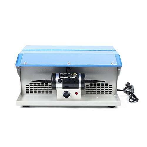 Bench Jewelry Polisher 110V 200W Jewelry Rock Polisher Buffer Poli...