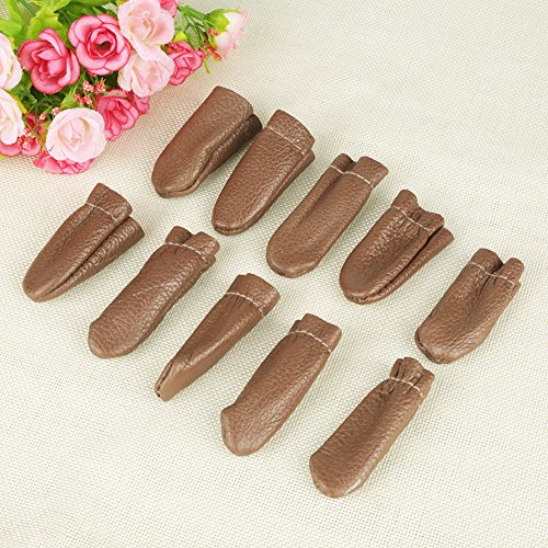 Leather Finger Protector Guard Fingers Products Felting Needle Thu...