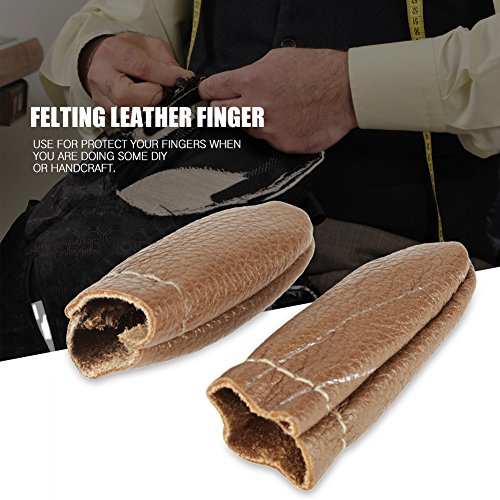 Leather Finger Protector Guard Fingers Products Felting Needle Thu...