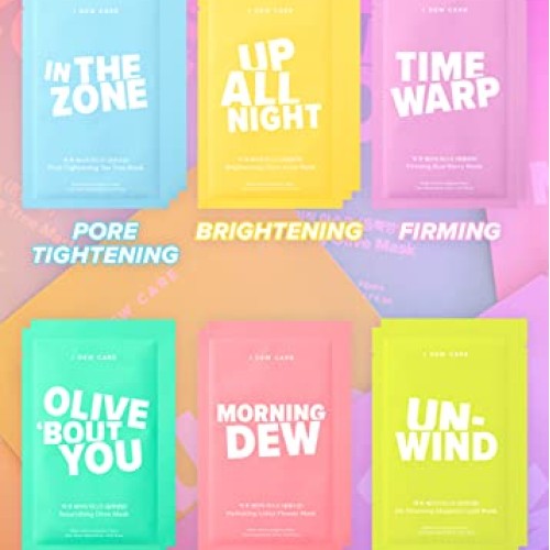 I DEW CARE Sheet Mask Pack - Let’s Get Sheet Faced | 14-Day Intens...