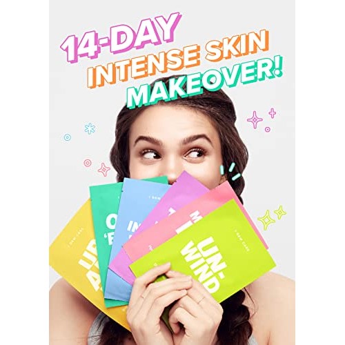 I DEW CARE Sheet Mask Pack - Let’s Get Sheet Faced | 14-Day Intens...