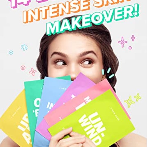 I DEW CARE Sheet Mask Pack - Let’s Get Sheet Faced | 14-Day Intens...