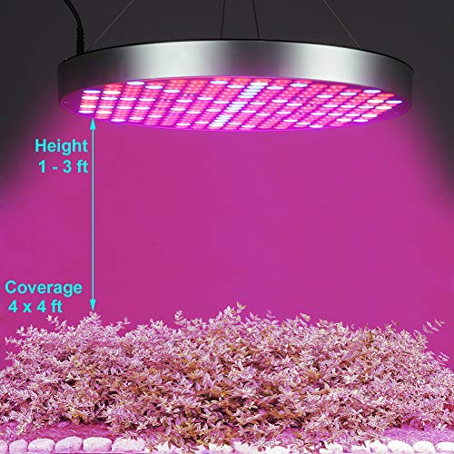 LED Grow Light Bulb 50W UFO Growing Lamp for Indoor Plants 250 LED...