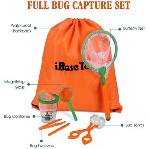 Outdoor Explorer Kit & Bug Catcher Kit with Binoculars, Flashlight...