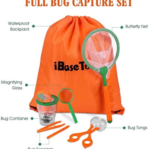 Outdoor Explorer Kit & Bug Catcher Kit with Binoculars, Flashlight...