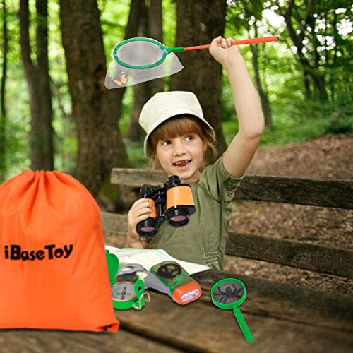 Outdoor Explorer Kit & Bug Catcher Kit with Binoculars, Flashlight...