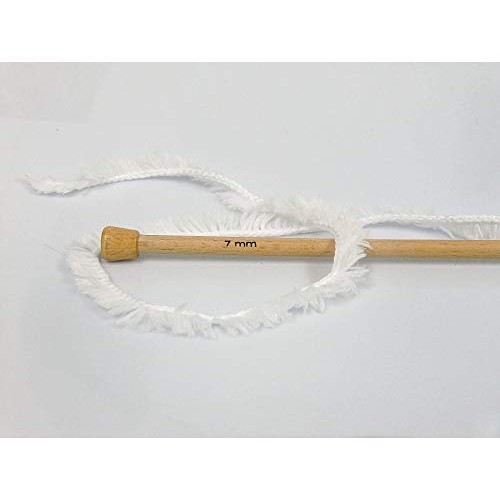 White Panda Fuzzy Plush Yarn 100 Gram, 87 Yards