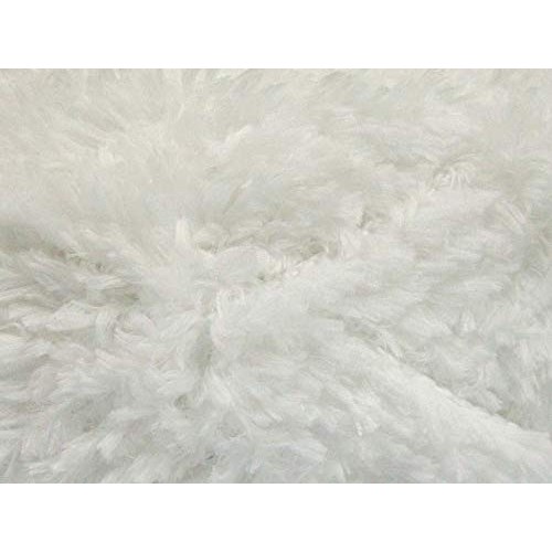 White Panda Fuzzy Plush Yarn 100 Gram, 87 Yards