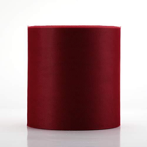Tulle Fabric Roll, 6” by 200 Yards 600FT Tulle Organza Fabric Sp...