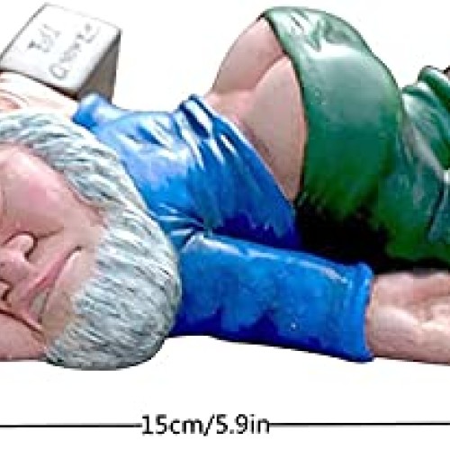 IcyAits Funny Drunk Dwarf Garden Gnome Statues Decoration, Creativ...