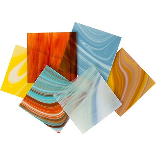 On Sale! COE 96 Deluxe System 96 Assorted Fusible Glass Pack - 4 X...