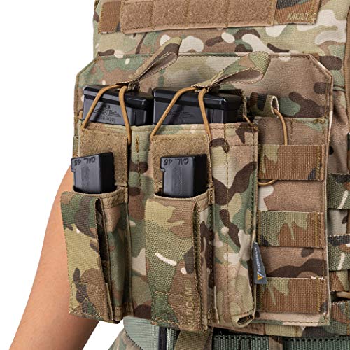 IDOGEAR Double Kangaroo Mag Pouch Tactical Molle Magazine Pouch Ma...