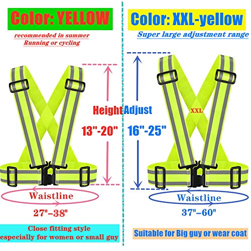 IDOU High Visibility Reflective Safety Vest | Lightweight,Adjustab...