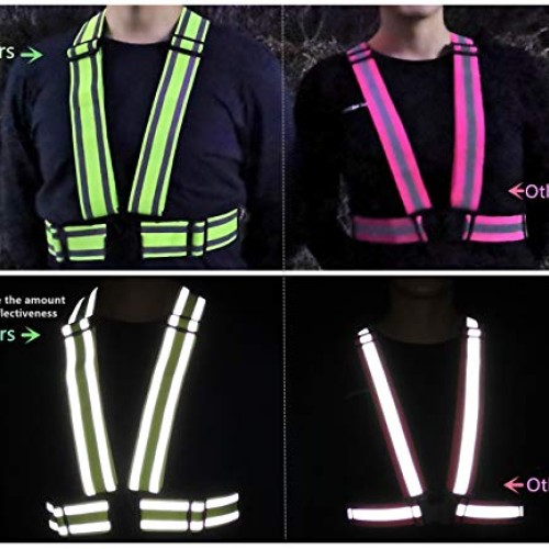IDOU High Visibility Reflective Safety Vest | Lightweight,Adjustab...