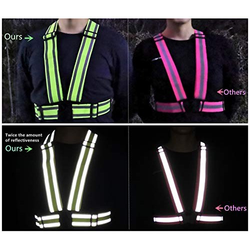 IDOU High Visibility Reflective Safety Vest | Lightweight,Adjustab...