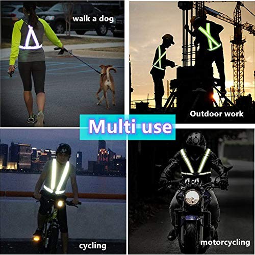 IDOU High Visibility Reflective Safety Vest | Lightweight,Adjustab...