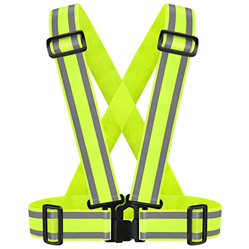 IDOU High Visibility Reflective Safety Vest | Lightweight,Adjustab...