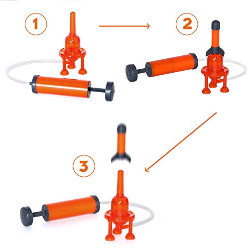 IDS Home Eastcolight 36033 Air Jet Rocket Assembly Toys for Kids, ...