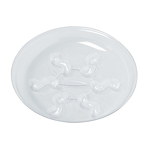 Idyllize 5 Pieces of 8 inch Clear Thick Plastic Heavy Duty Plant S...