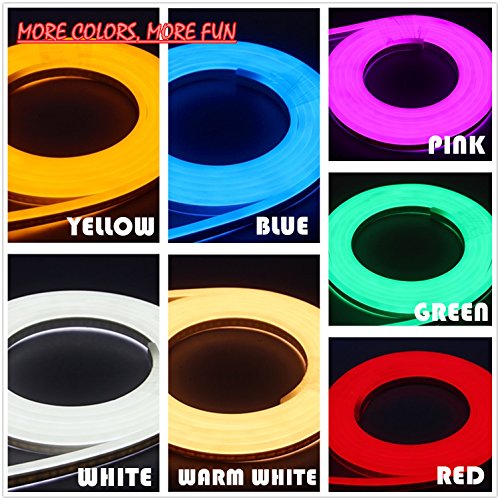 LED NEON Light, IEKOV AC 110-120V Flexible LED Neon Strip Lights, ...