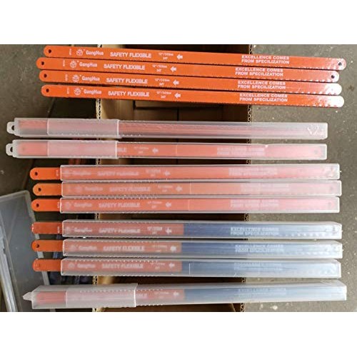 Hacksaw Blades 12 inch metal 10 Pack High Speed 24 TPI - 12 Len...