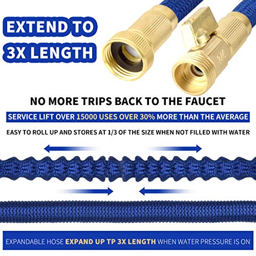 iFedio Garden Hose Water Hose Expandable Garden Hose Flexible Gard...