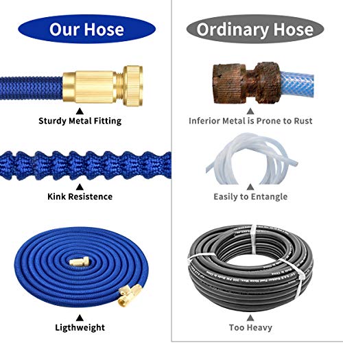 iFedio Garden Hose Water Hose Expandable Garden Hose Flexible Gard...