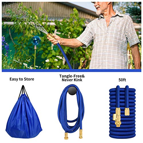 iFedio Garden Hose Water Hose Expandable Garden Hose Flexible Gard...