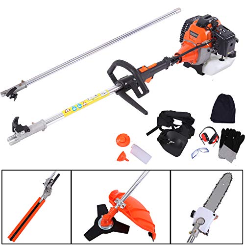 Iglobalbuy 52cc 5 in 1 Multifunction Grass Cutter Trimmer Brush Cu...