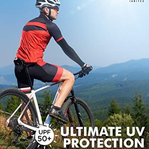 UV Sun Protection Arm Sleeves - Cooling Sports Compression Athleti...