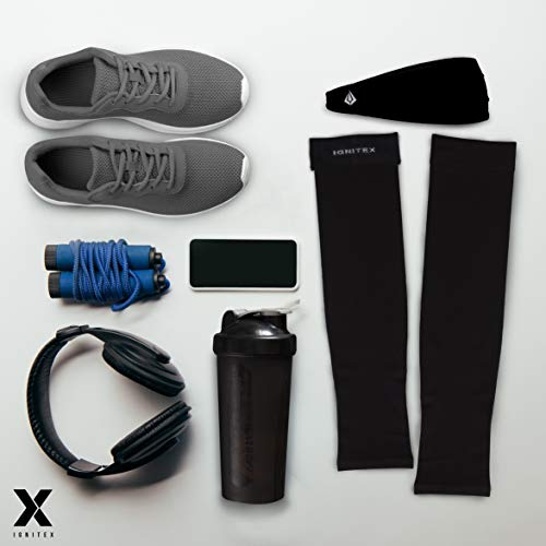 UV Sun Protection Arm Sleeves - Cooling Sports Compression Athleti...