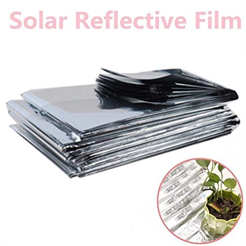 IGUFSDIG 1Pcs Silver Plant Reflective Film Mylar Film Foil Sheet S...