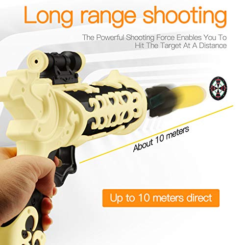 iHarPro Toy Rocket Launcher for Kids, Toy with 4 Reusable Foa...