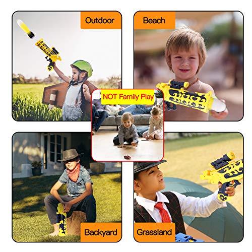 iHarPro Toy Rocket Launcher for Kids, Toy with 4 Reusable Foa...