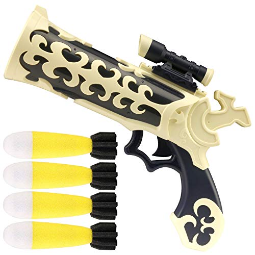 iHarPro Toy Rocket Launcher for Kids, Toy with 4 Reusable Foa...