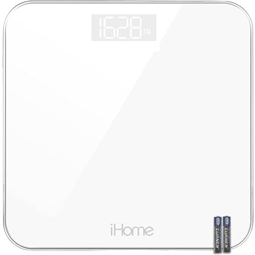 Digital Step On Bathroom Scale - iH iHome High Precision Body Weig...