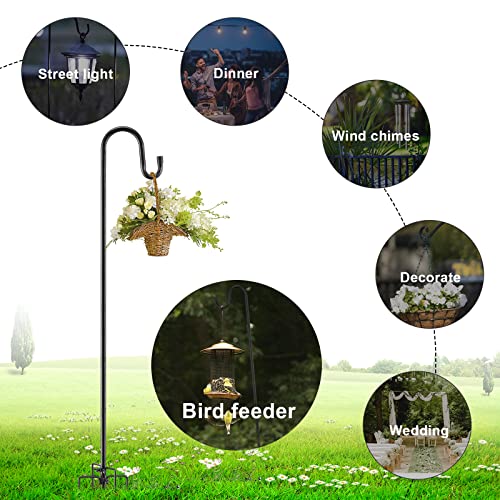 Bird Feeder Pole, 62 Inch & 5/8 Inch Diameter Stainless Steel Heav...