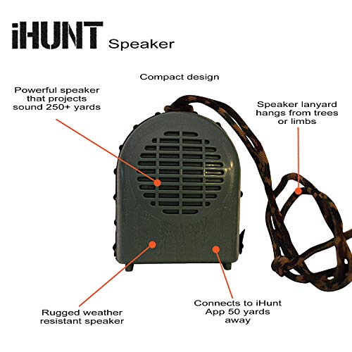 iHunt XSB Electronic Game Call & Bluetooth Speaker Combo, EDIHXSB,...