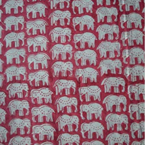 Select - Stamp Block Print Fabric Light Weight Cotton Fabric Asian...