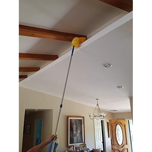 18 Foot Extension Rod & Duster, Micro Fiber Duster, Cobwebs, Pest ...